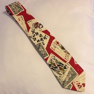 Nicole Miller Playing Cards Tie